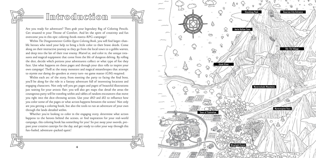 Düngeonmeister Goblin Quest Coloring Book