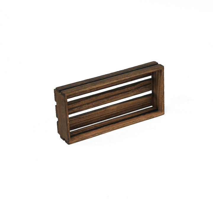 Dark Wooden Crate - Display Riser - Wooden Hamper 25 x 12cm