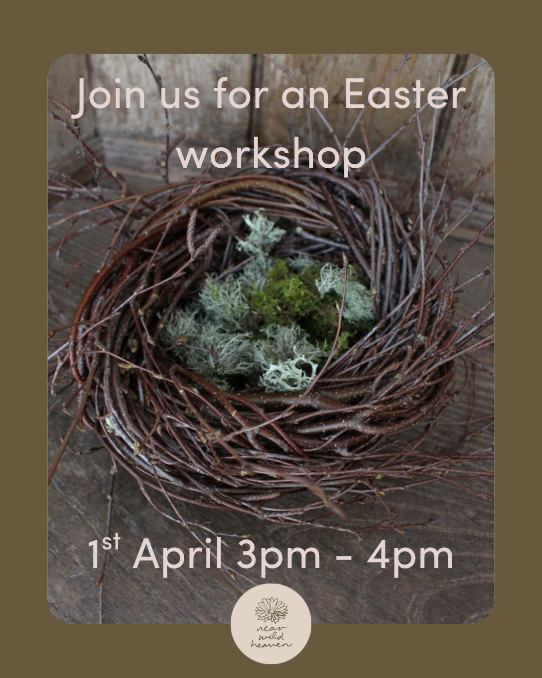 Make an Easter basket with us age 8+