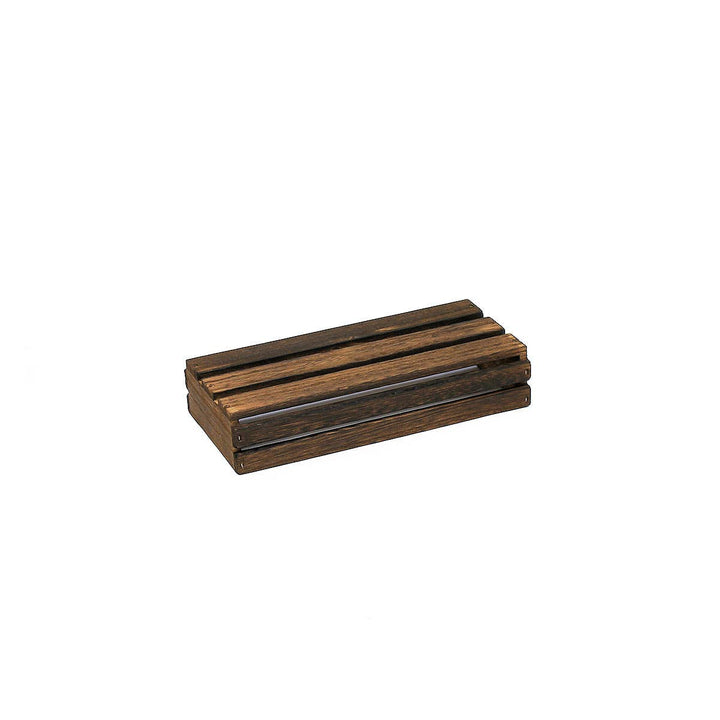 Dark Wooden Crate - Display Riser - Wooden Hamper 25 x 12cm