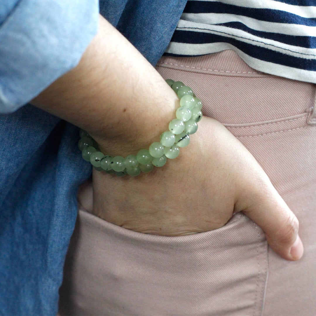 Power Bracelets: Power Bracelet - White Jasper